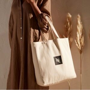 Nespresso Upcycled Canvas Tote Bag, Beige